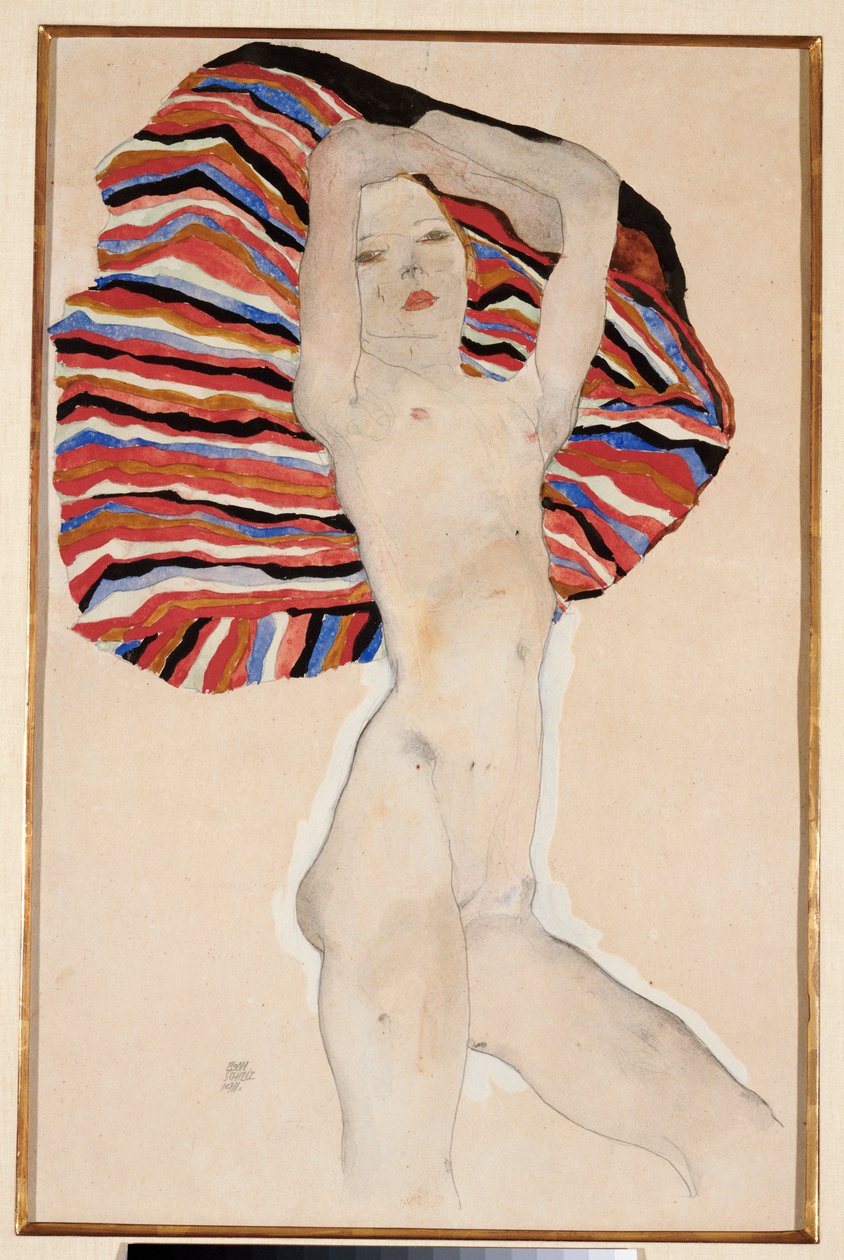 Ustawa przeciwko materiałom kolorowym, 1911 autorstwa Egon Schiele