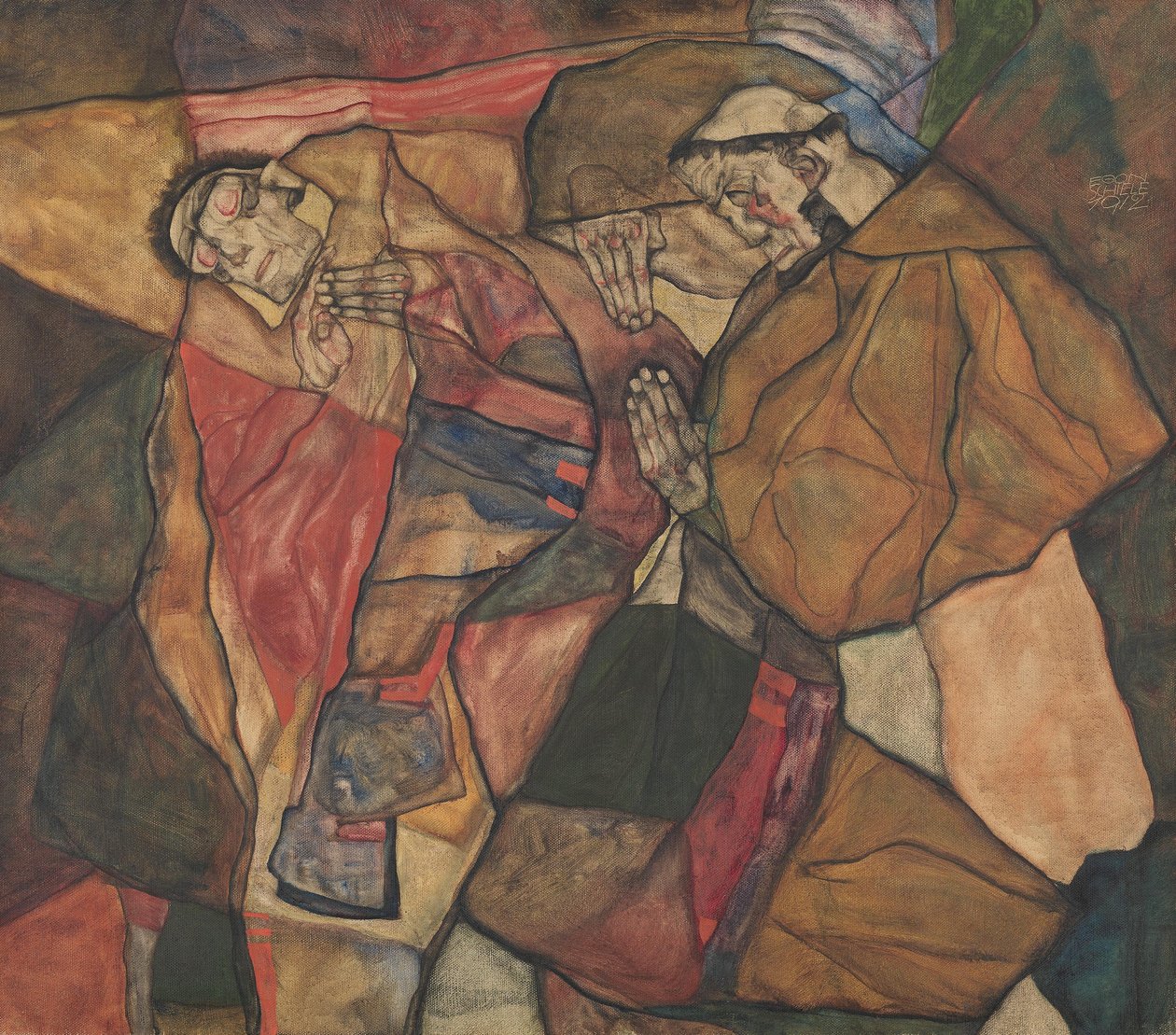 Agonia autorstwa Egon Schiele
