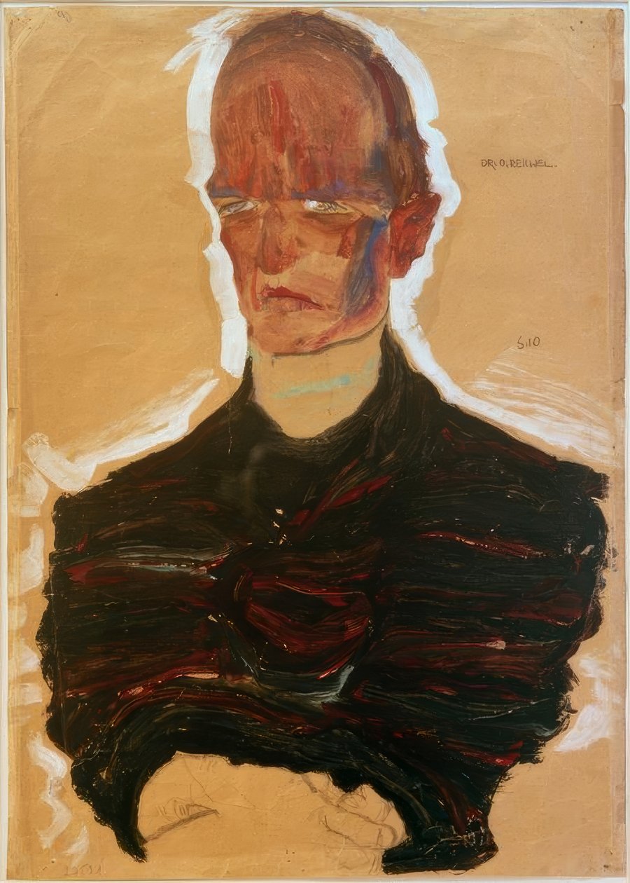 Portret dr. Oskar Reichel autorstwa Egon Schiele