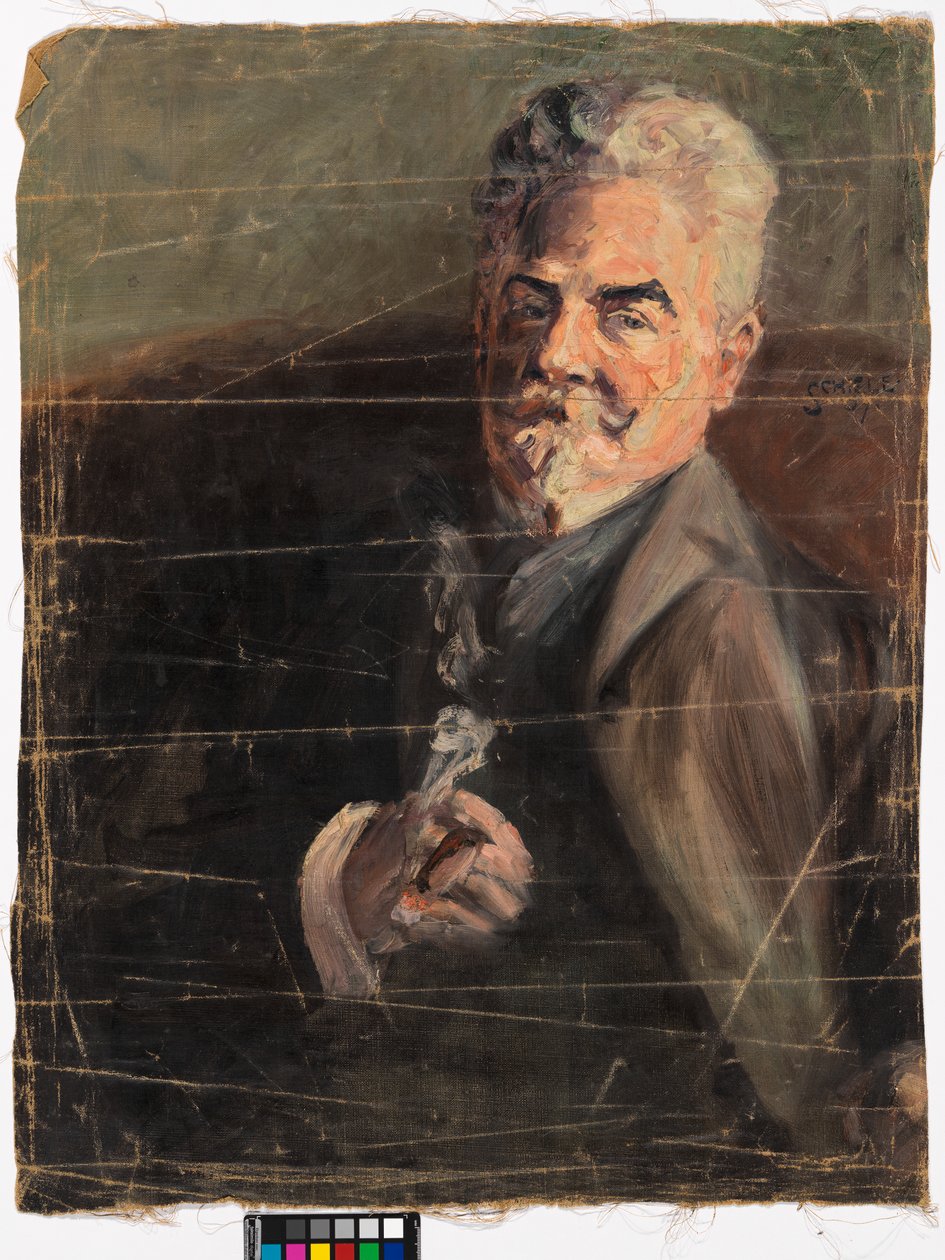 Portret Leopolda Czhiaczka autorstwa Egon Schiele