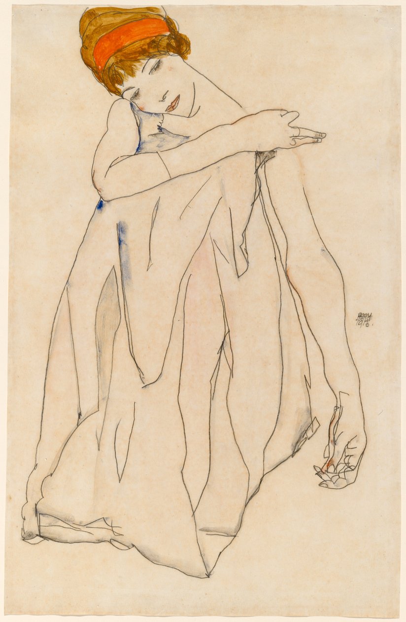 Tancerz autorstwa Egon Schiele