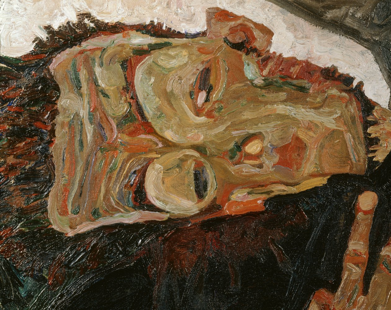 Poeta (olej na płótnie) autorstwa Egon Schiele