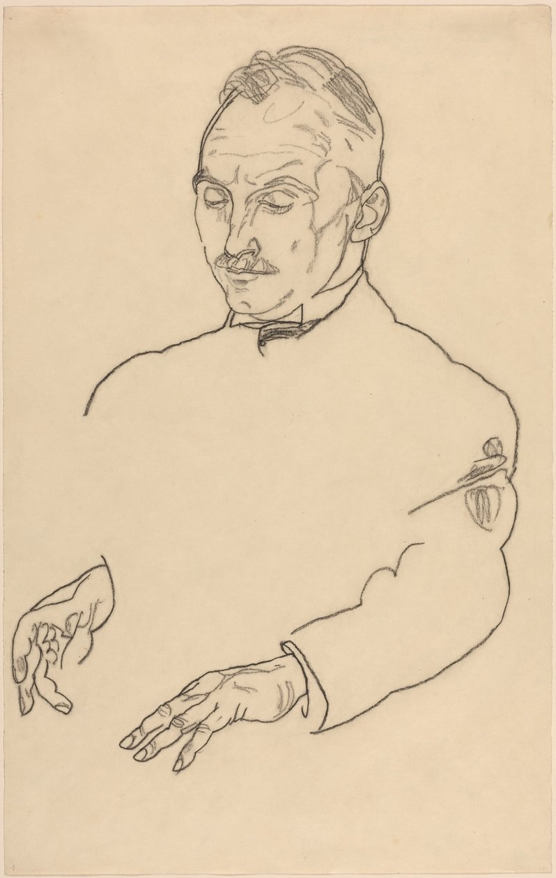 dr Koller autorstwa Egon Schiele