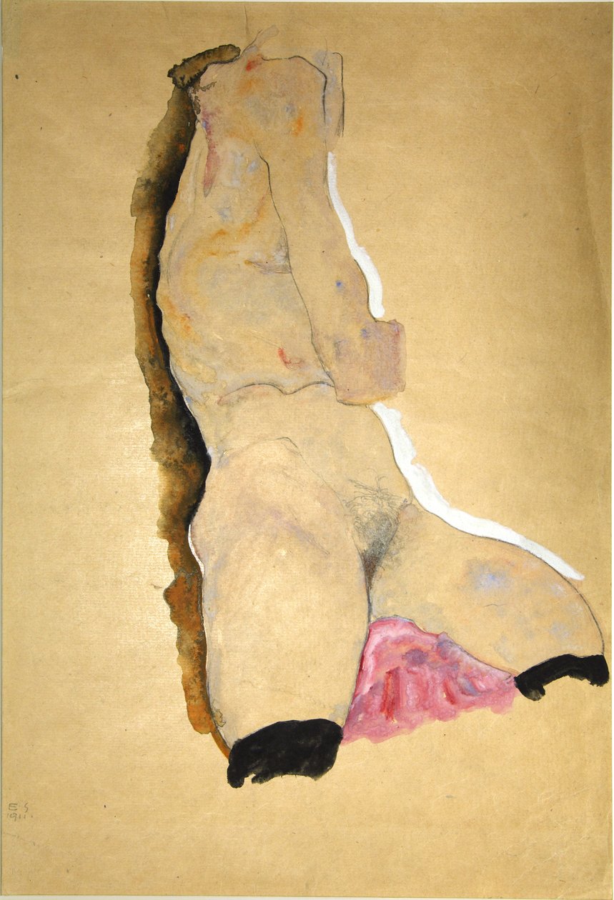 Kobiecy tors, 1911. autorstwa Egon Schiele