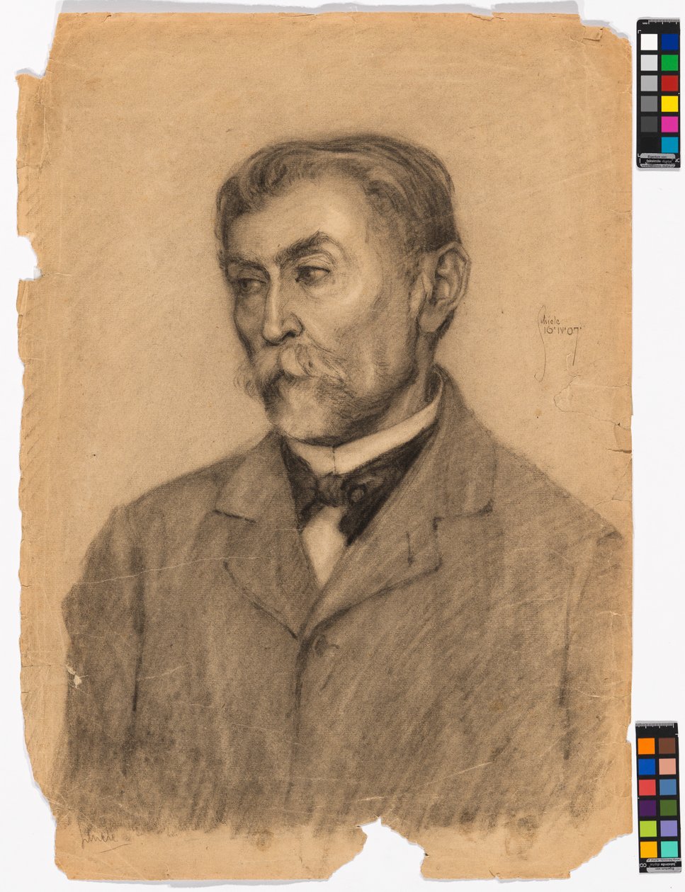 Portret mężczyzny autorstwa Egon Schiele