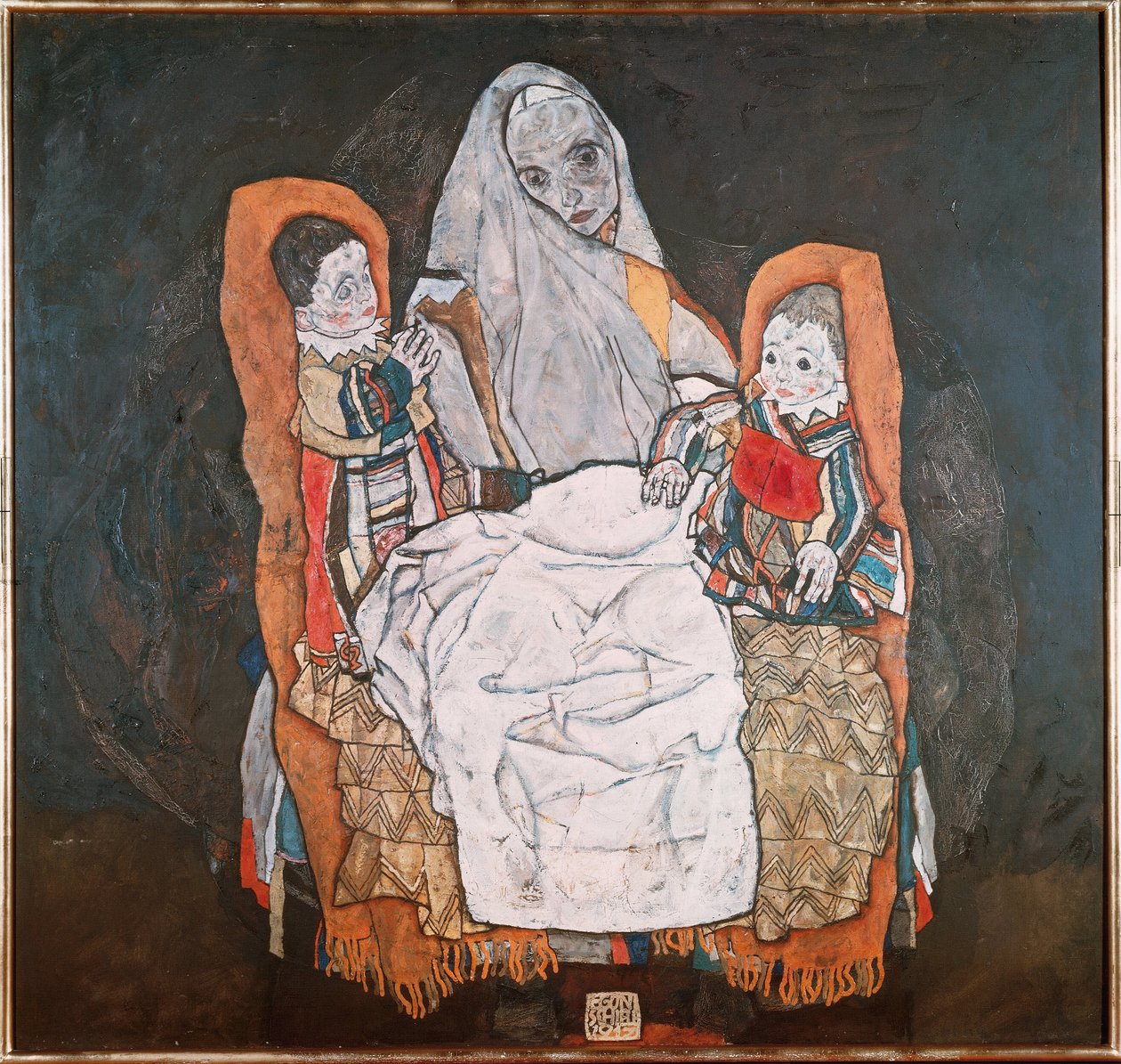 Matka z dwójką dzieci, III autorstwa Egon Schiele