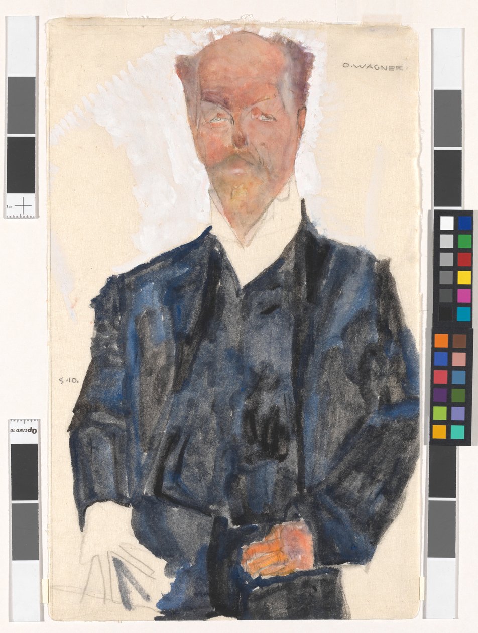 Portret Ottona Wagnera autorstwa Egon Schiele