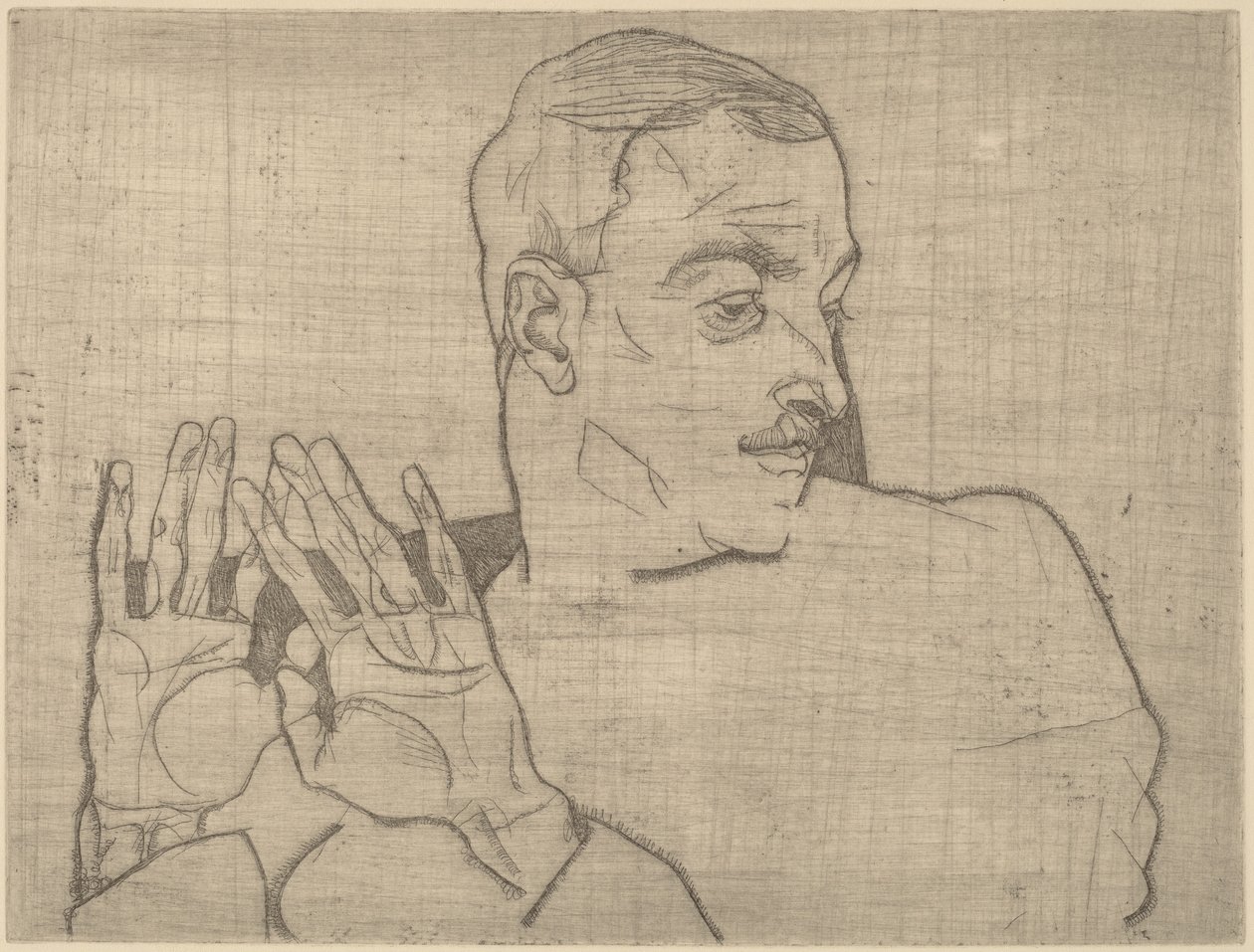 Portret Arthura Roesslera autorstwa Egon Schiele
