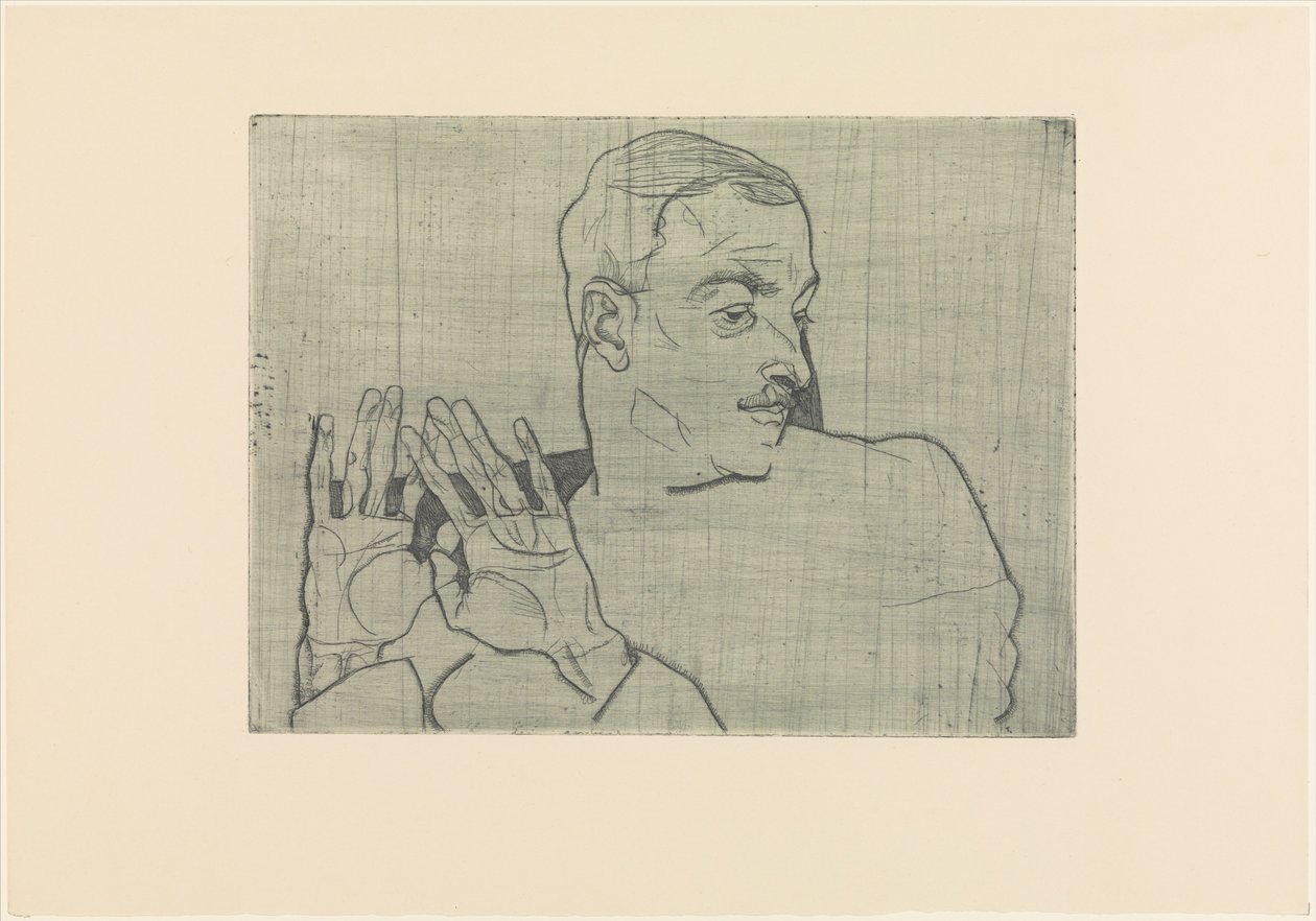 Portret Arthura Roesslera autorstwa Egon Schiele