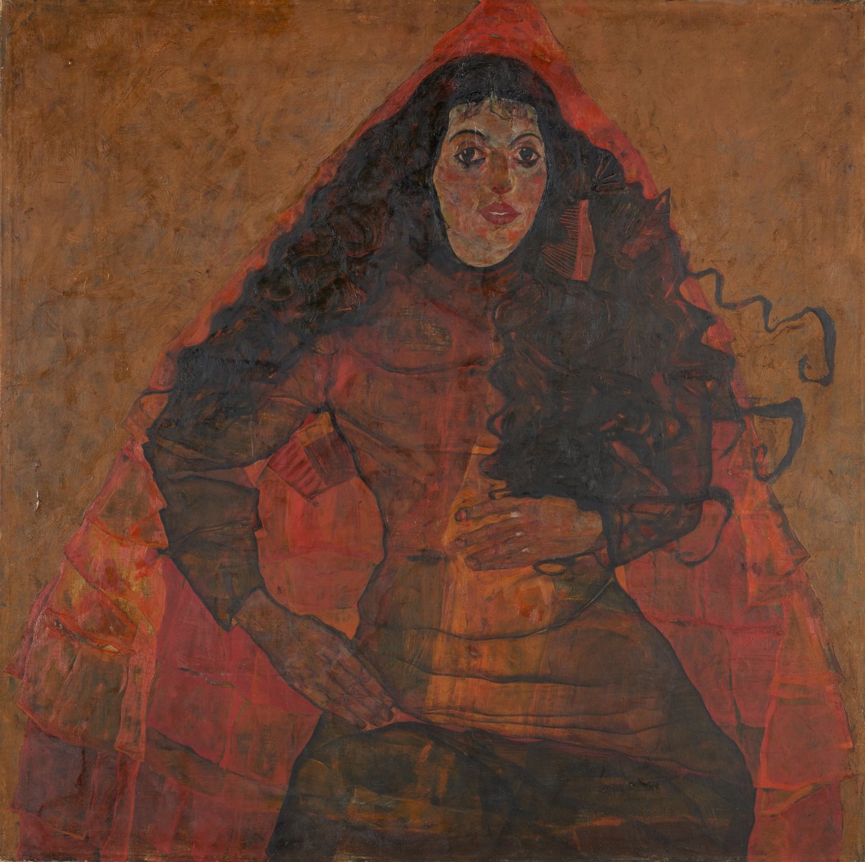 Portret Trudy Engel, ok. 1930 r. 1913. autorstwa Egon Schiele