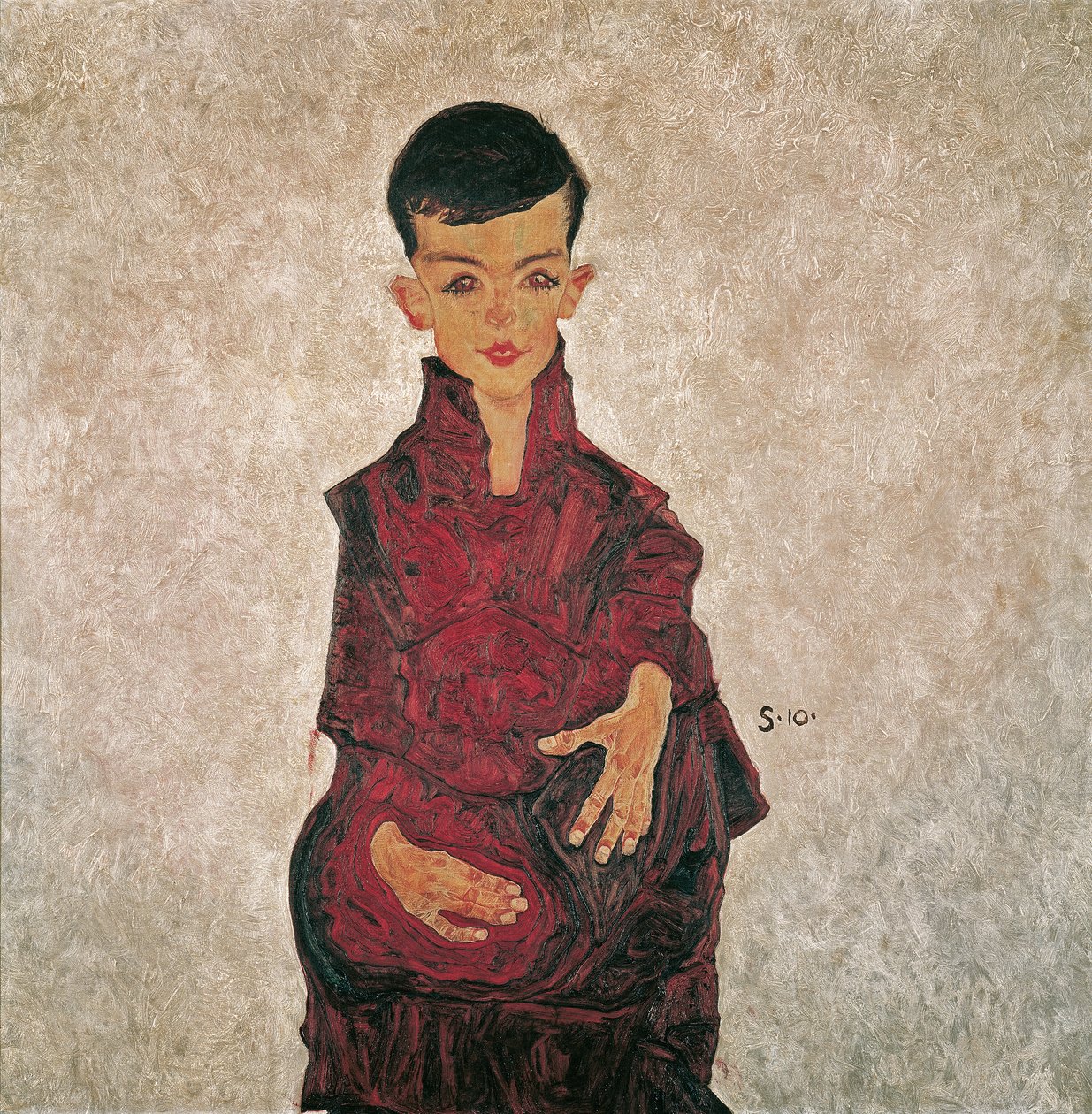 Chłopiec Reiner (Portret Herberta Reinera) autorstwa Egon Schiele