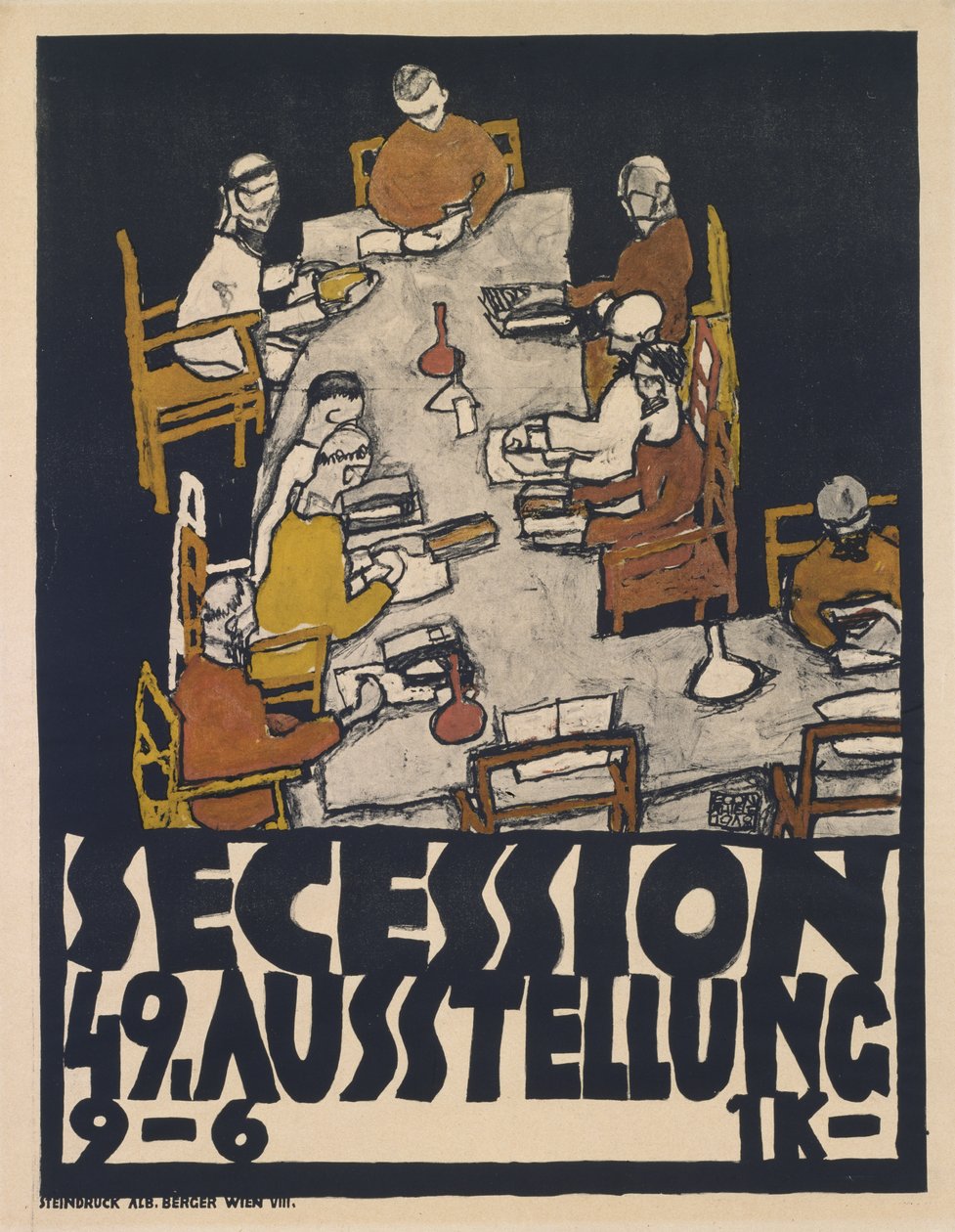 Secesja 49. Ausstellung (Secesja 49. Wystawa), 1918 autorstwa Egon Schiele
