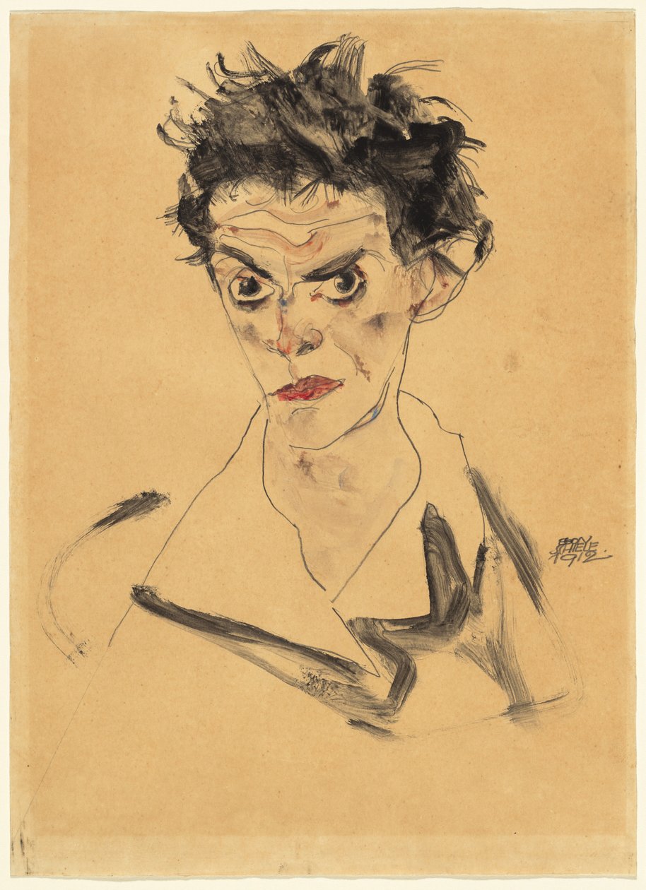 Autoportret autorstwa Egon Schiele