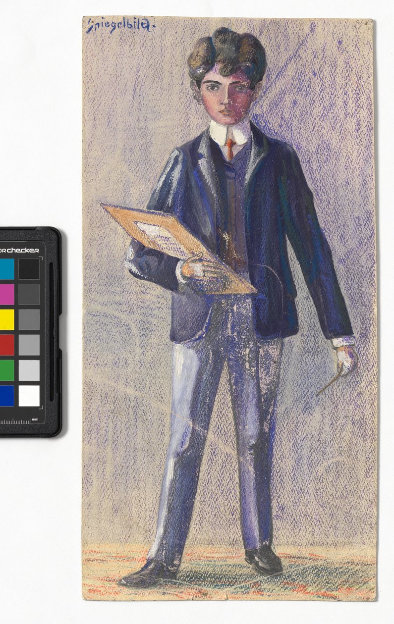 Odbicie lustrzane autorstwa Egon Schiele