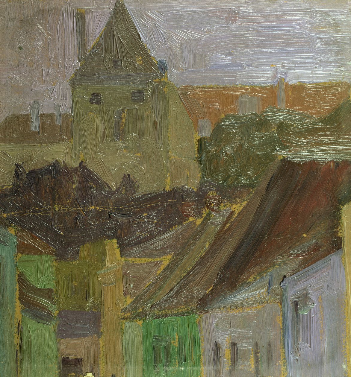 Badanie domów autorstwa Egon Schiele