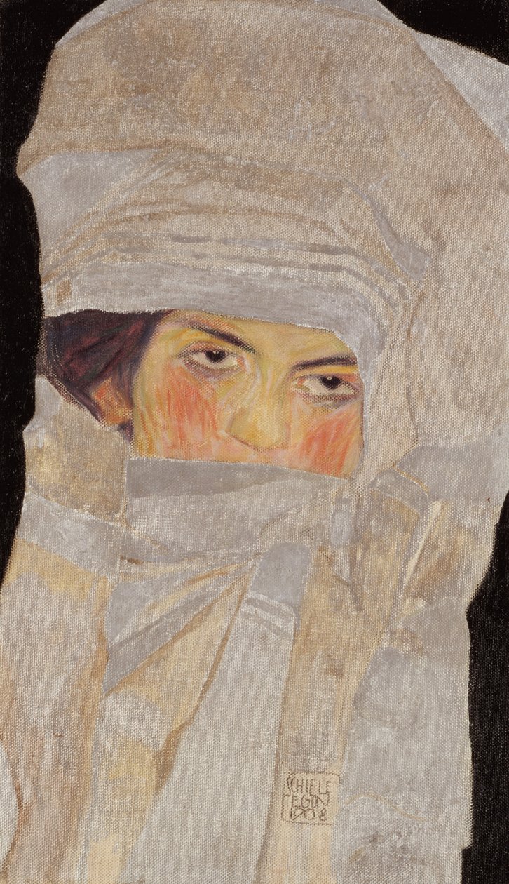 Siostra Artysty, Melanie, 1908 autorstwa Egon Schiele