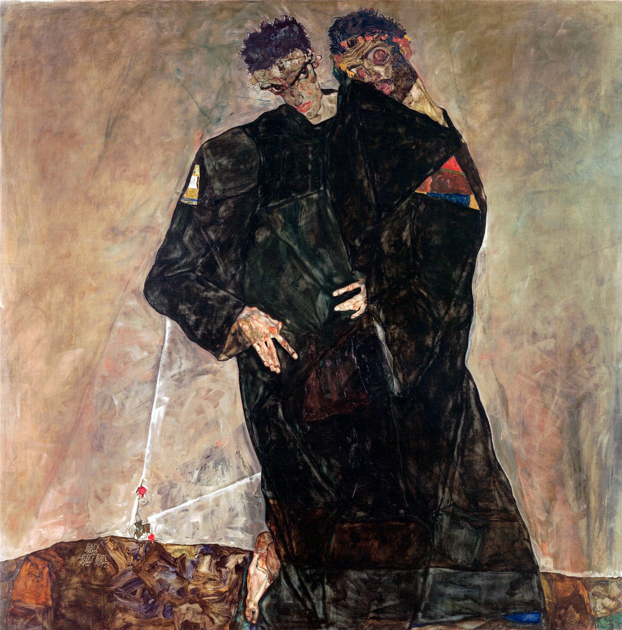 Pustelnicy Egona Schiele autorstwa Egon Schiele