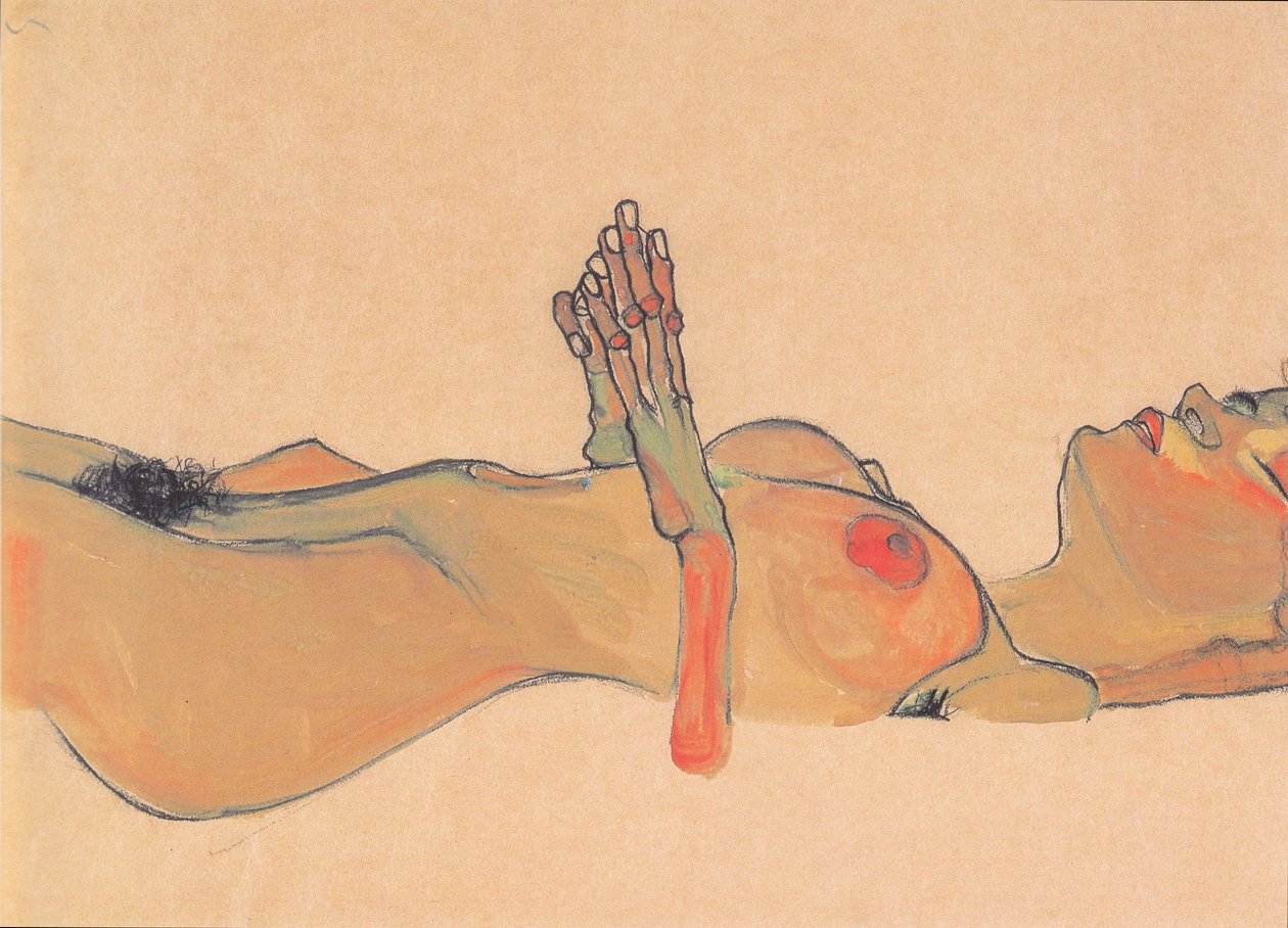 Martwa dziewczyna autorstwa Egon Schiele