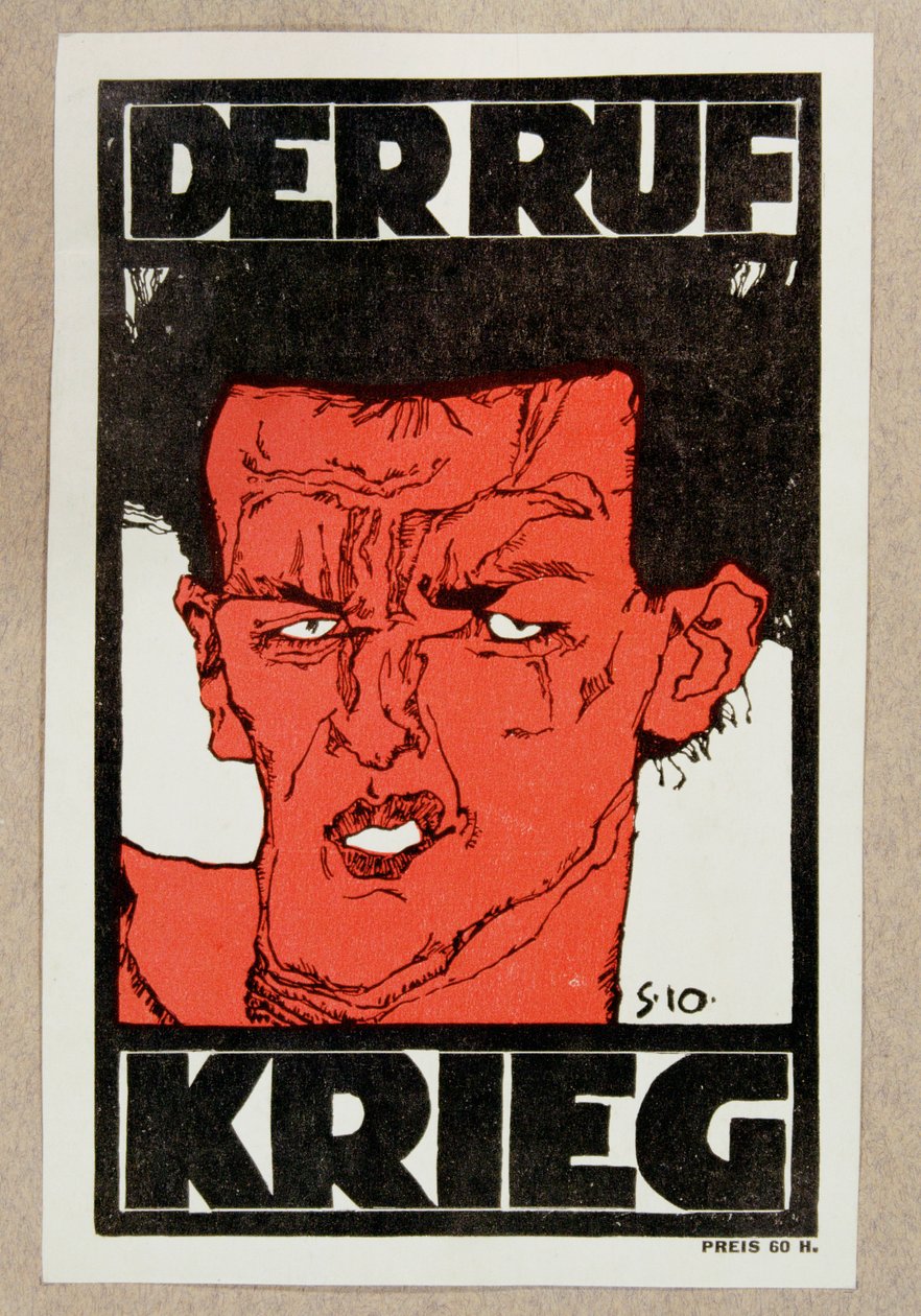 Okładka (wykorzystująca autoportret ... autorstwa Egon Schiele