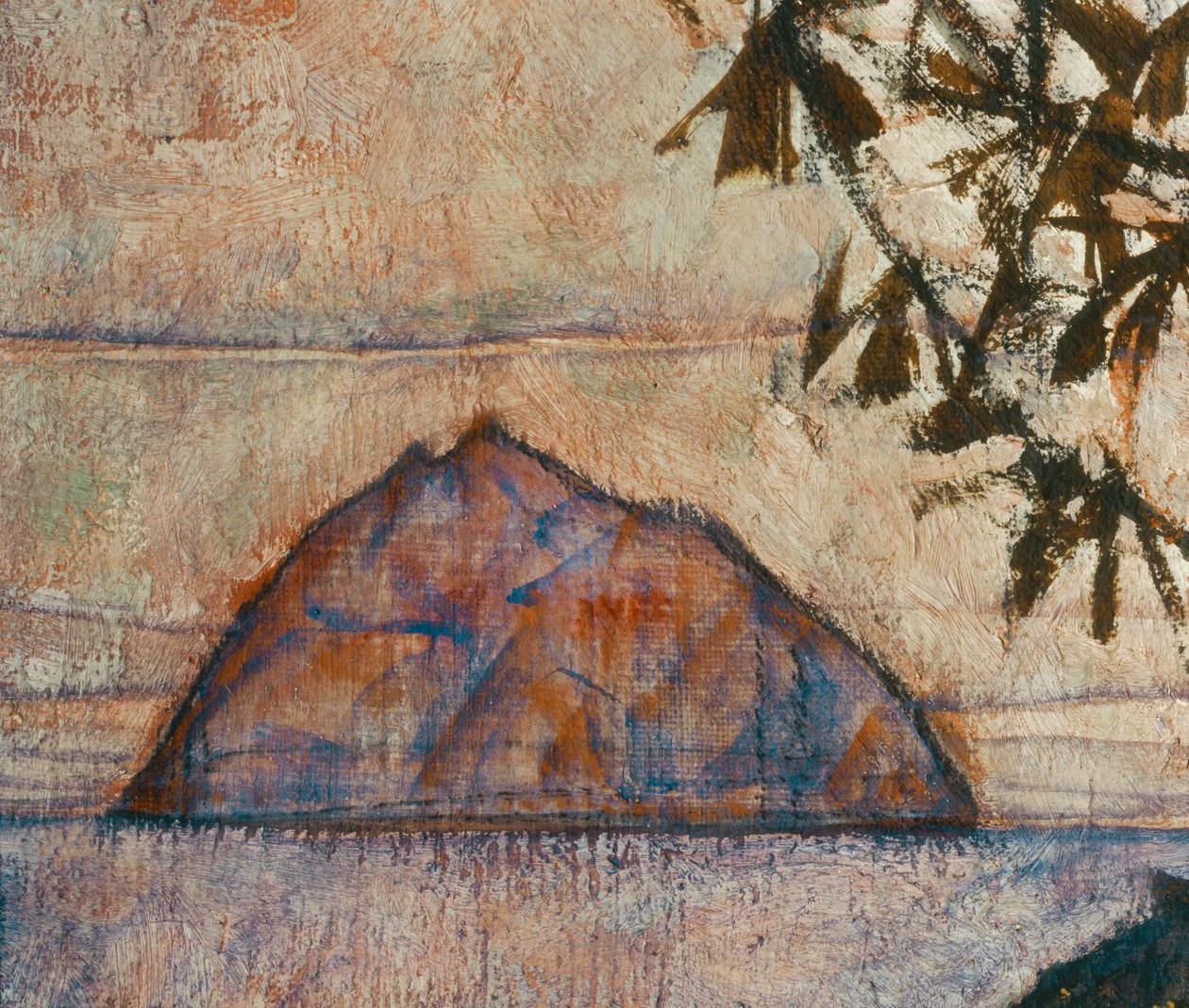 Versinkende Sonne (olej na płótnie) autorstwa Egon Schiele