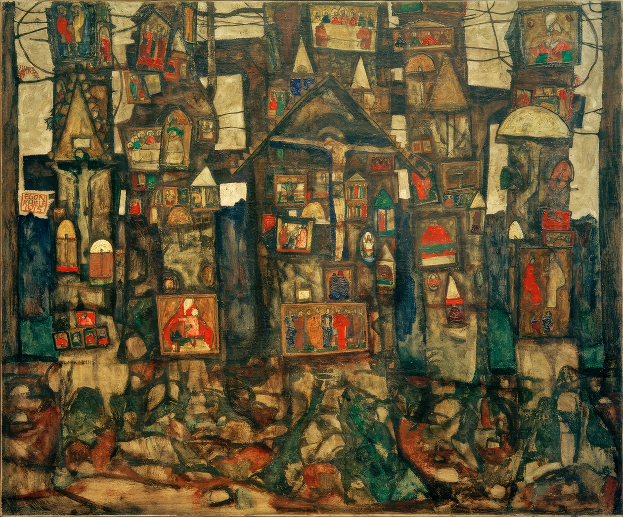 Nabożeństwo do lasu autorstwa Egon Schiele