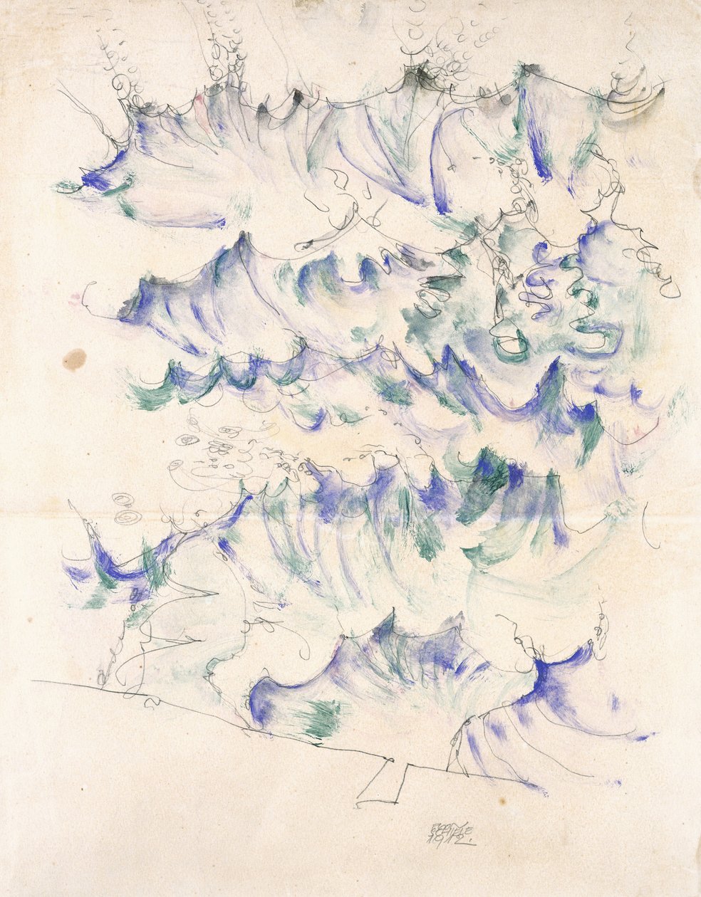 Fale, 1912 autorstwa Egon Schiele