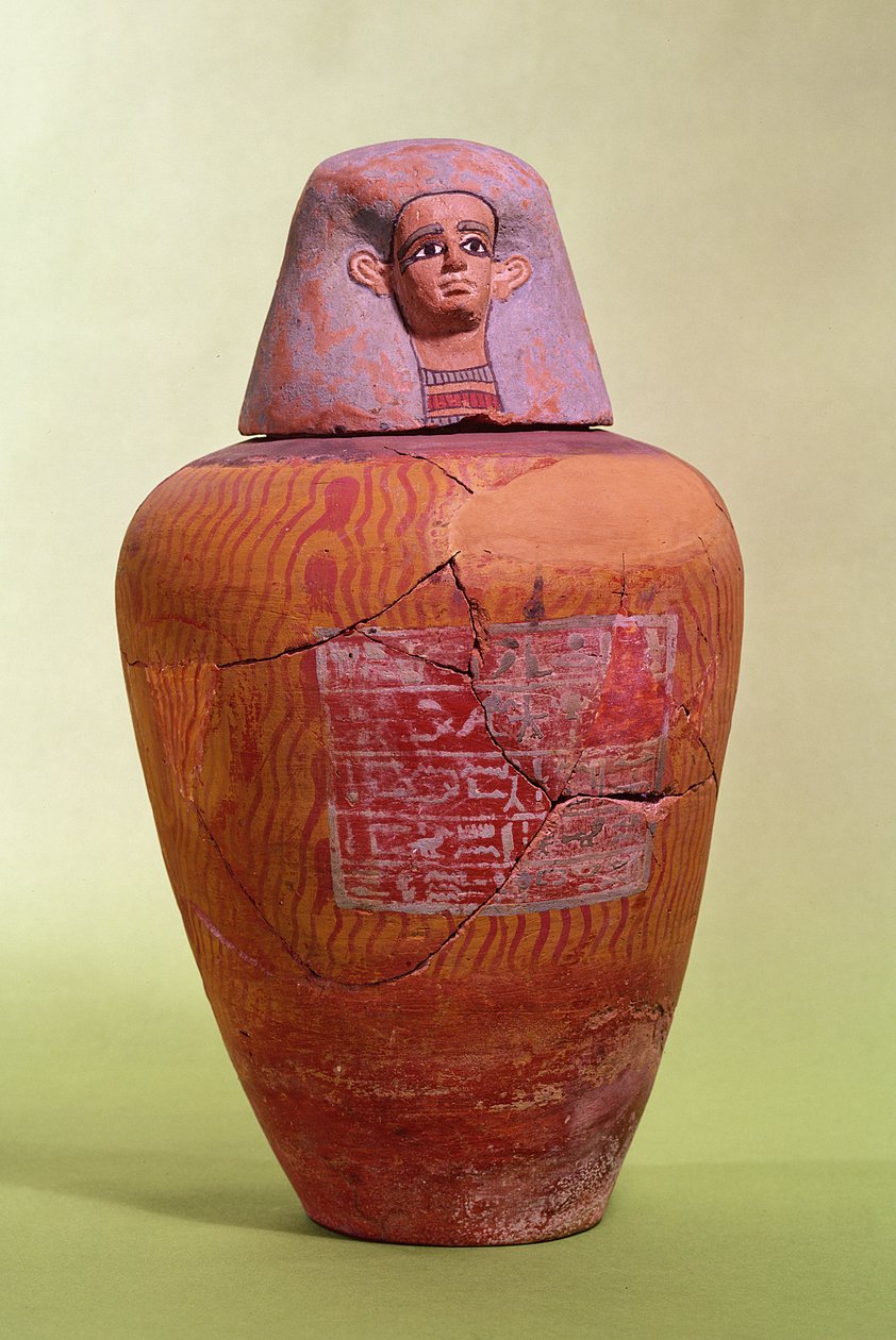 Słój kanopski, Abydos (ceramika) autorstwa Egyptian