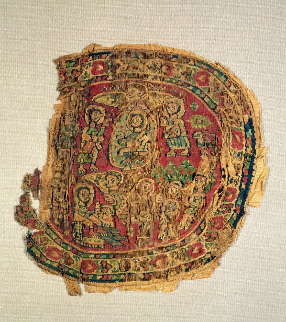Dywan z postaciami świętych, Egipcjanin, okres koptyjski, IV-XII w., (tekstylny) autorstwa Egyptian