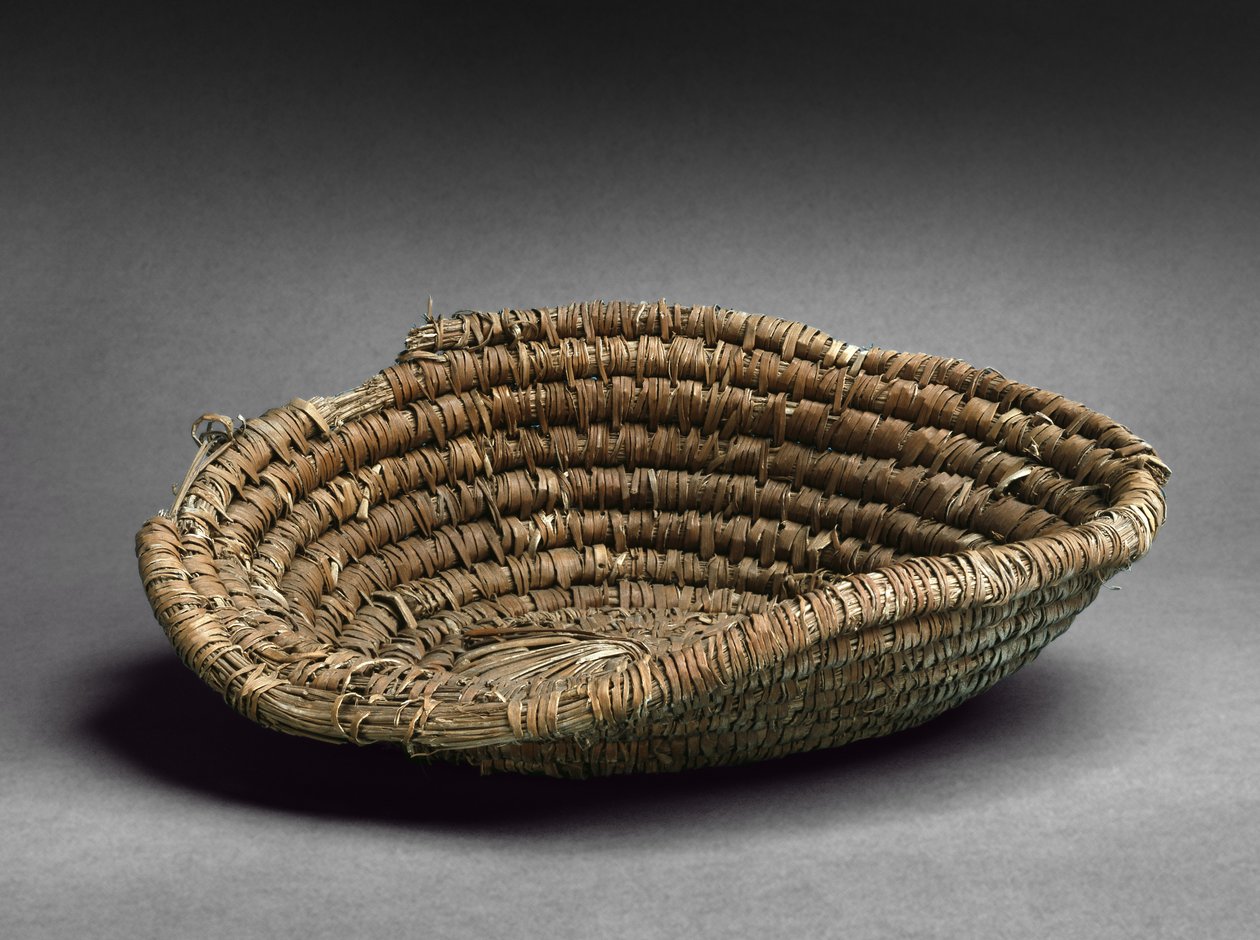 Okrągły zwinięty kosz (brązowa gorączka) autorstwa Egyptian