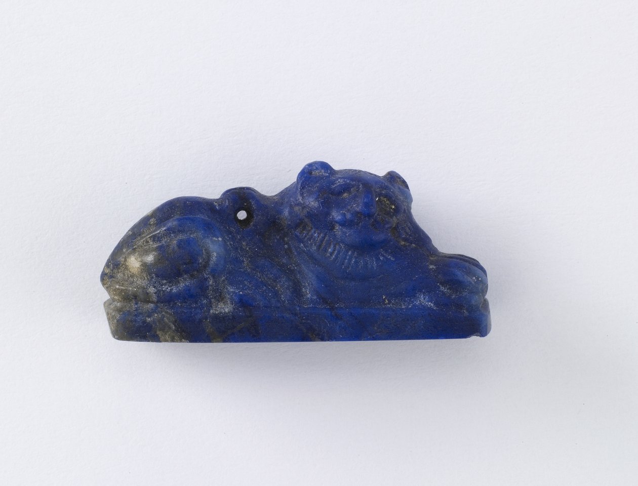 Lew, okres ptolemejski lub okres rzymski, 305 pne-14 AD (lapis lazuli) autorstwa Egyptian
