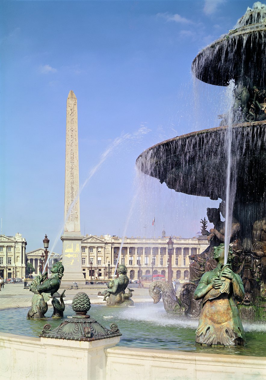 Obelisk, pochodzący z Luksoru, wzniesiony w 1836 r. autorstwa Egyptian