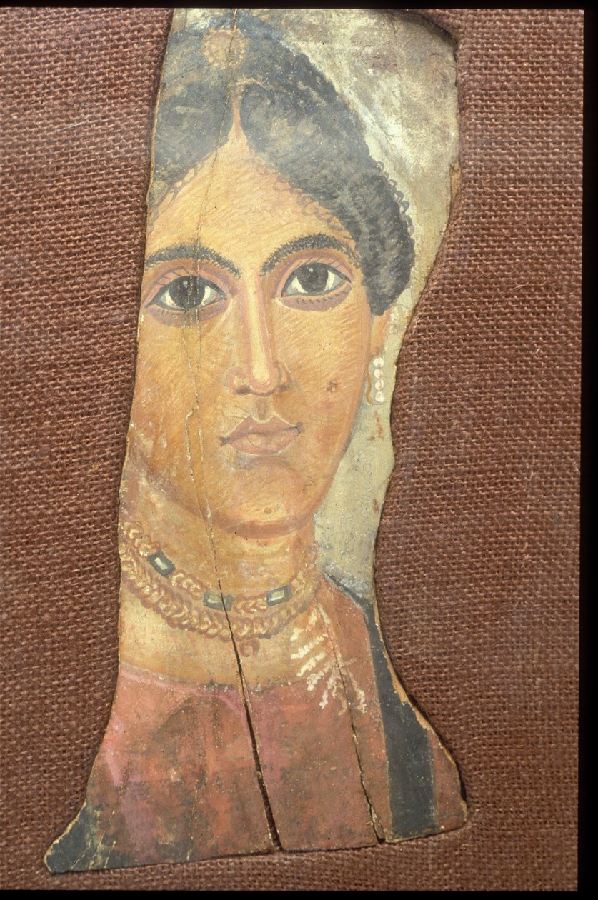 Portret kobiety (enkaustyka na drewnie) autorstwa Egyptian