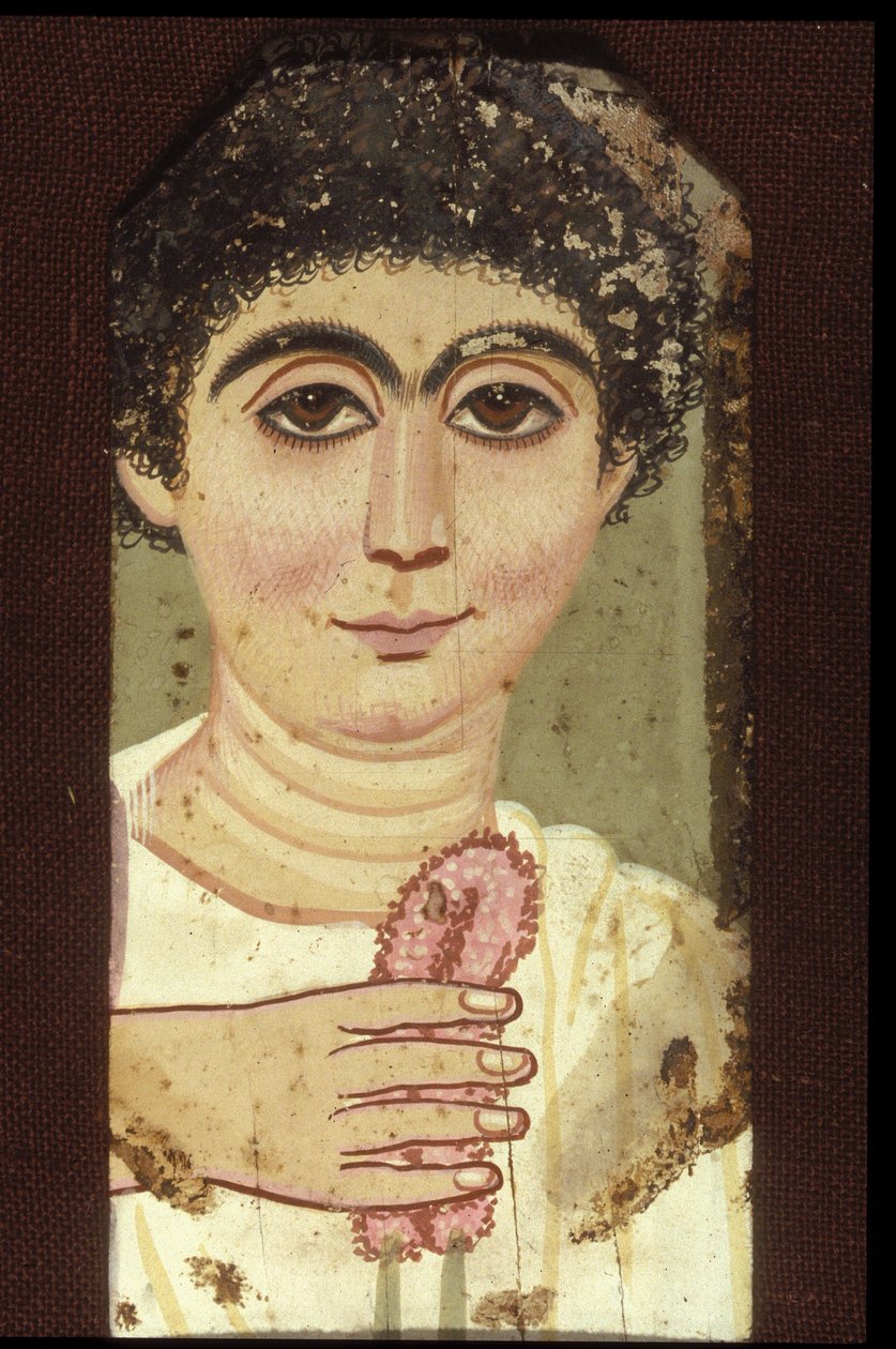 Portret kobiety (enkaustyka na drewnie) autorstwa Egyptian
