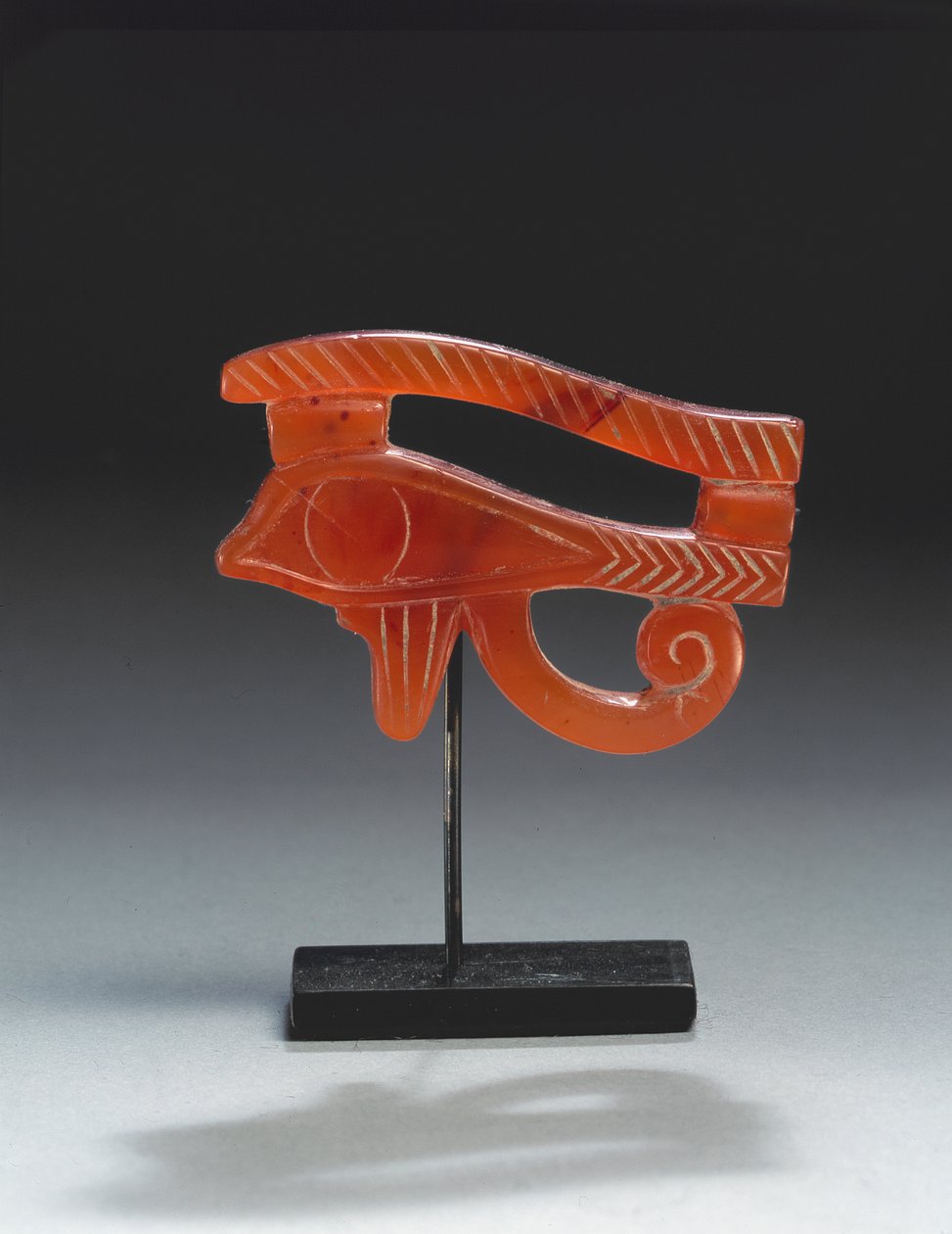 Amulet oka Wedjat (kornelian) autorstwa Egyptian