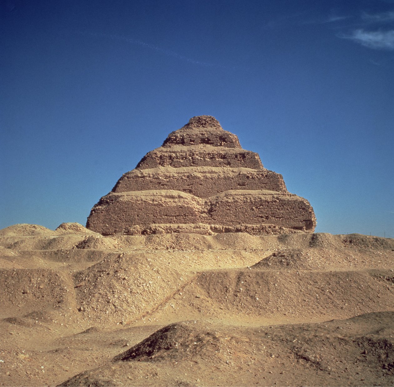 Piramida schodkowa króla Dżesera, ok. 2630-2611 pne autorstwa Egyptian 3rd Dynasty
