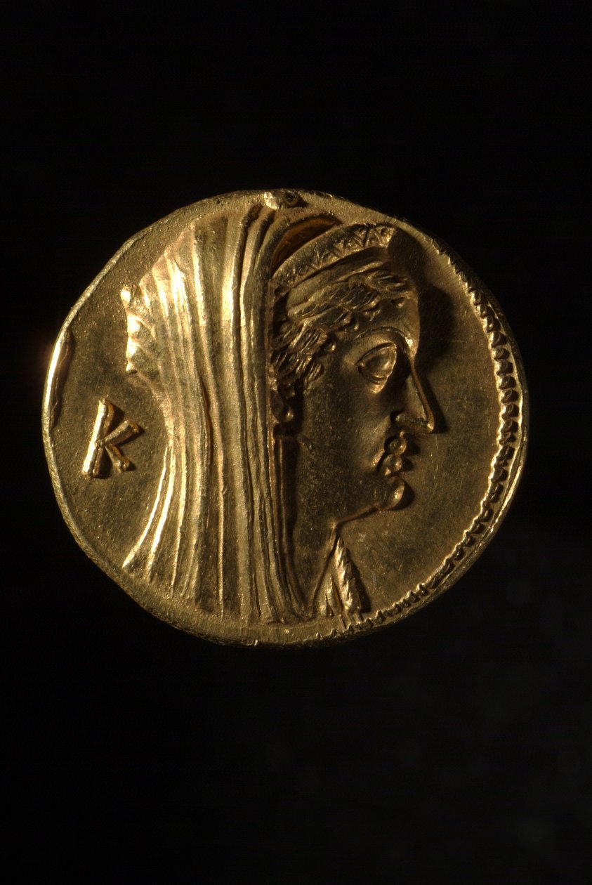Grecka Oktadrachma z Arsinoe II, 240 pne, widok odwrotny autorstwa Egyptian