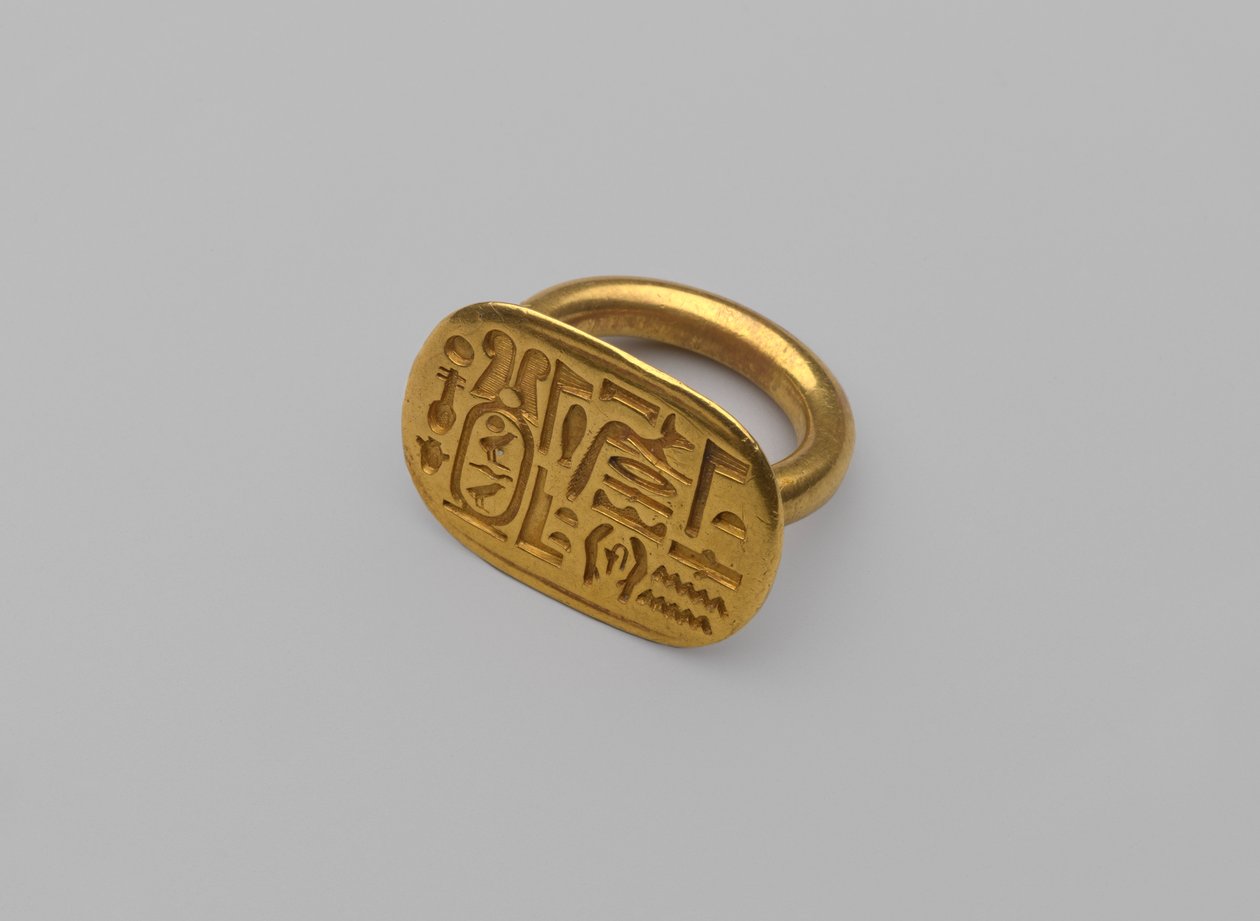 Sygnet, ok. 664-404 pne (złoty) autorstwa Egyptian