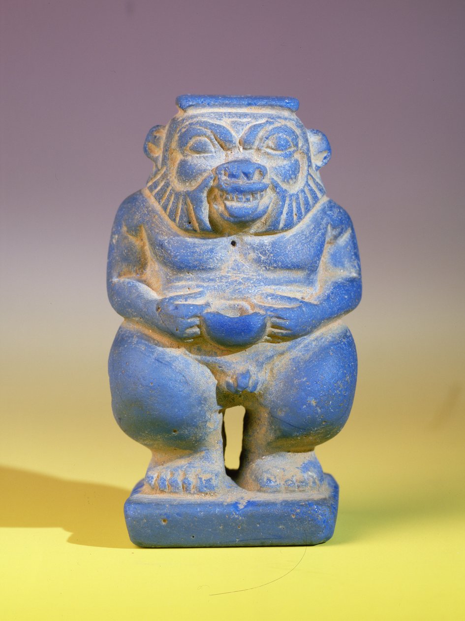 Statuetka Besa (ceramiczna) autorstwa Egyptian