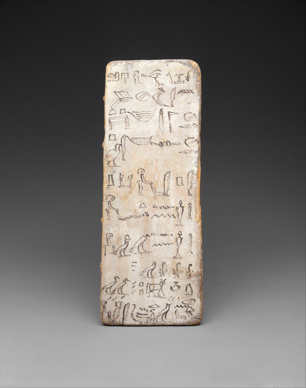 Tablica do pisania czeladnika skryby, ok. 2030 pne (drewno, bielenie i tusz) autorstwa Egyptian 11th Dynasty