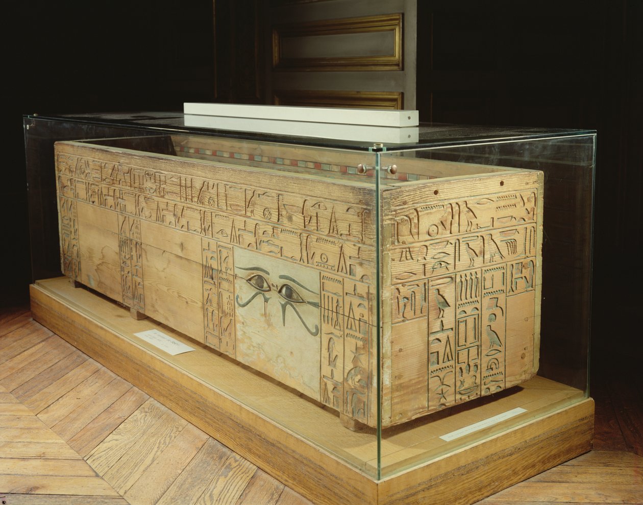 Sarkofag Nachti, kanclerz za panowania Sesostrisa I (ok. 1956-c. 1911 pne) z Asjut, Państwo Środka (drewno) autorstwa Egyptian 12th Dynasty