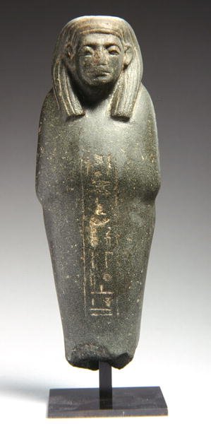 Figura Ushabti dla księdza Ra-s-hetep-ib, Państwo Środka, ok. 1950 r. p.n.e. (szarogłaz) autorstwa Egyptian 12th Dynasty
