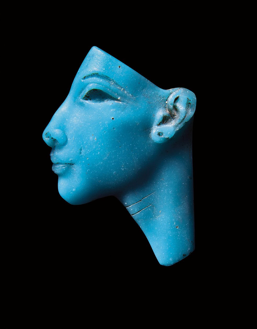 Intarsja Echnatona i Nefertiti, Nowe Państwo, okres Amarna, ok. 1353-1336 p.n.e. autorstwa Egyptian 13th Dynasty