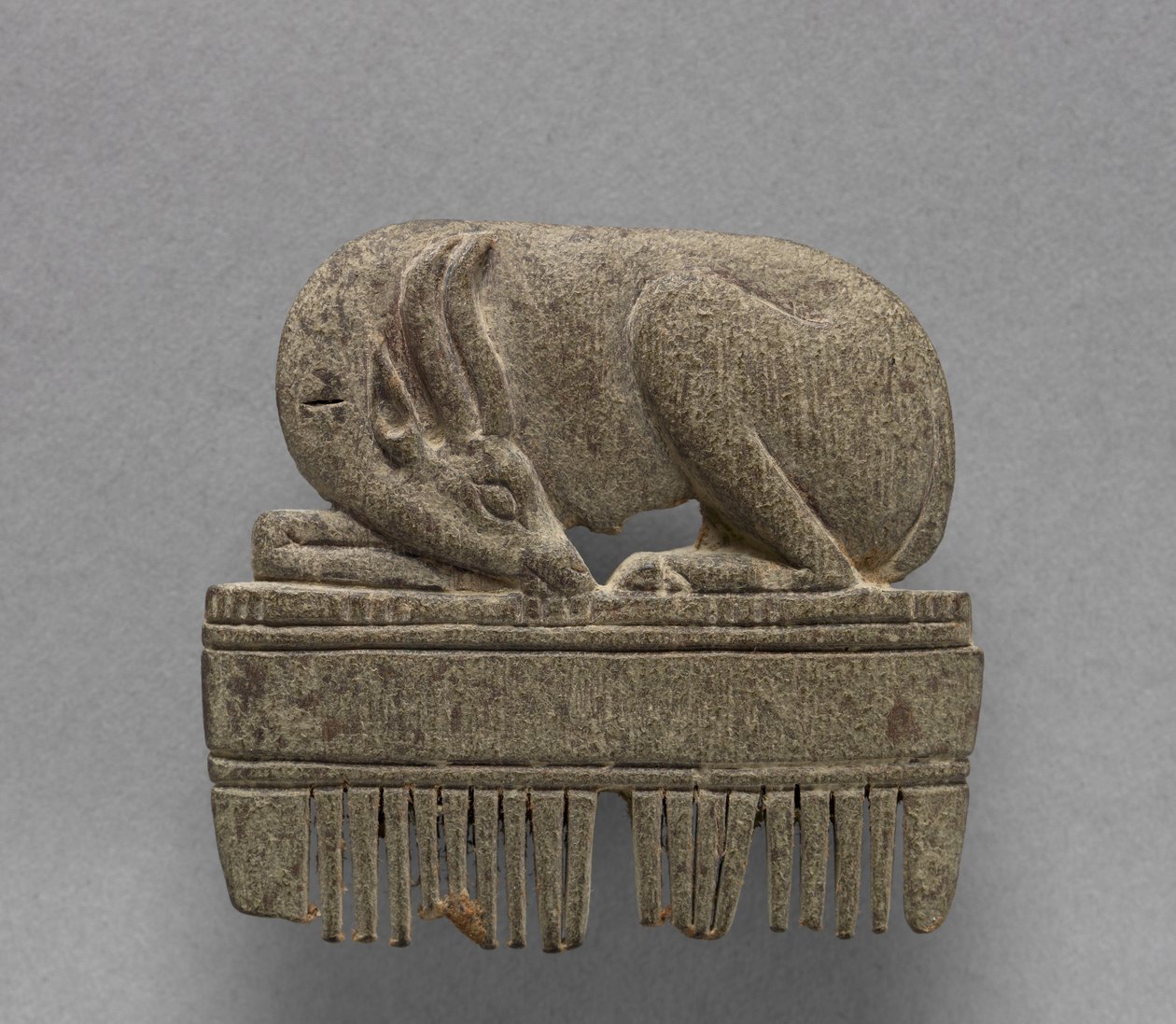 Grzebień z Gazelą, ok. 1391-1353 pne autorstwa Egyptian 18th Dynasty