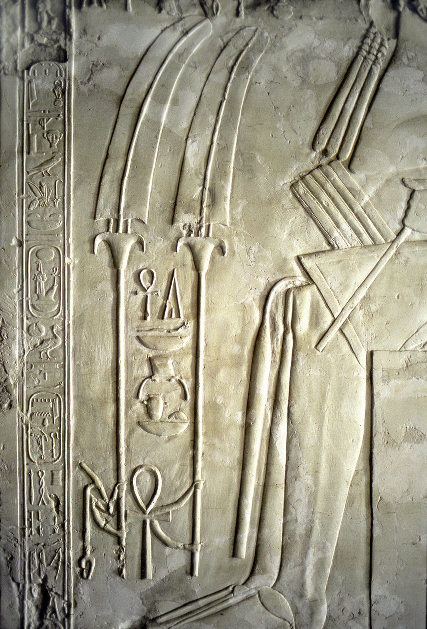 Starożytność egipska: hieroglify. Grób Cheruef (TT 192) (XVIII dynastia) autorstwa Egyptian 18th Dynasty
