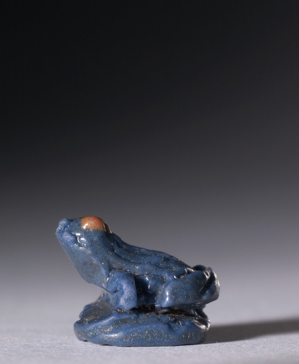 Amulet żaby, ok. 1380-1330 pne (fajans polichromowany) autorstwa Egyptian 18th Dynasty