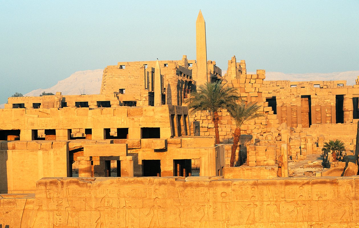 Wielka Świątynia Amona, sektor wschodni, kompleks świątynny Karnak, Luksor, Teby (lista światowego dziedzictwa UNESCO) autorstwa Egyptian 18th Dynasty