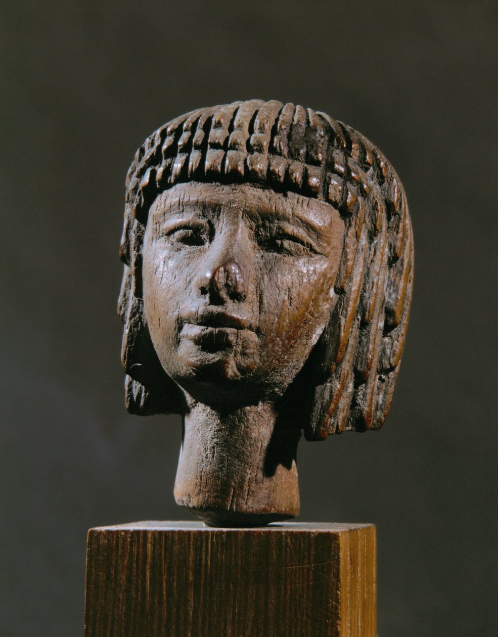 Głowa pływaczki autorstwa Egyptian 18th Dynasty