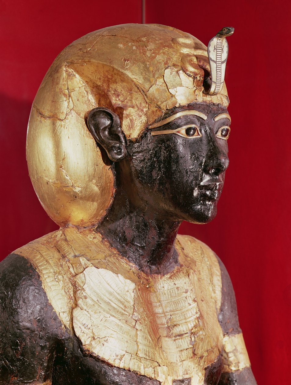 Naturalnej wielkości posąg Tutanchamona, z grobowca Tutanchamona autorstwa Egyptian 18th Dynasty