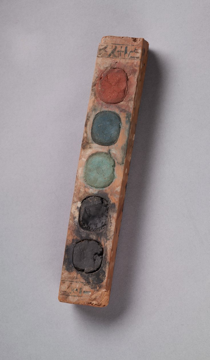 Pudełko z farbami wezyra Amenemope, Nowe Królestwo, ok. 1427-1401 pne autorstwa Egyptian 18th Dynasty
