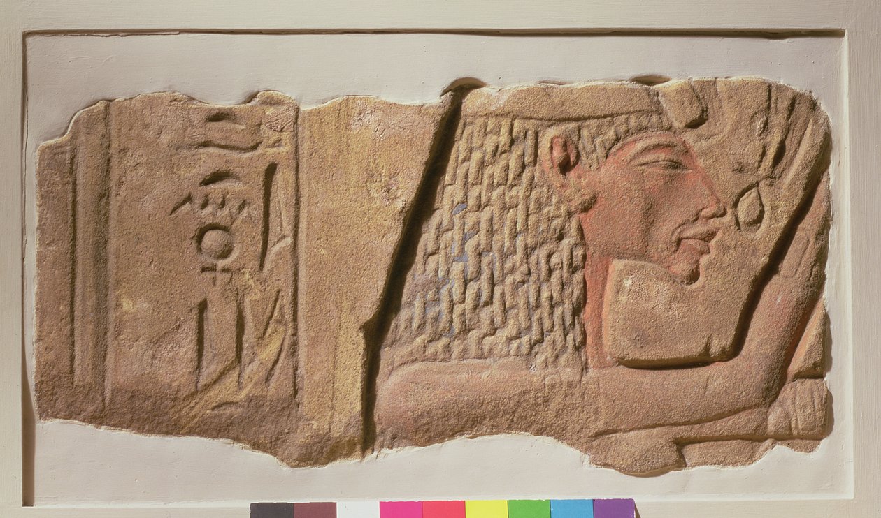 Relief Nefertiti, z Karnaku, Nowe Królestwo (piaskowiec) autorstwa Egyptian 18th Dynasty